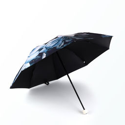 Зонт механический «Пышные цветы», эпонж, 4 сложения, 8 спиц, R=48/55 см, d=96 см, МИКС