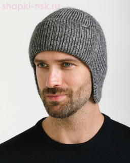 236 T Ушанка мужская флис (56-58)