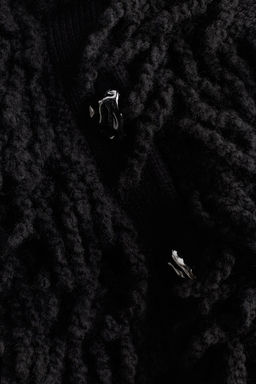 Sueter sin mangas en mezcla de lana con flecos - H&m фото 6