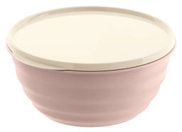 Миска "Латина" 3,2л с крышкой (бежевый) 222136727/06