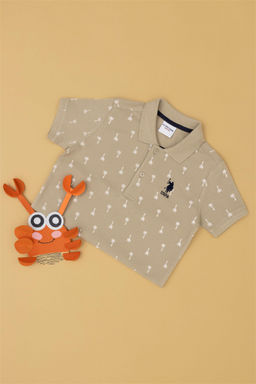 Футболка светло-хаки для мальчика