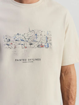 Футболка с принтом из 100% хлопка ZR2605043403-61 / Zarina