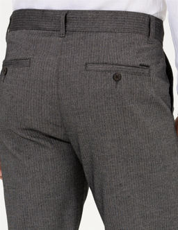 Antrasit Regular Fit _izgili Kanvas Pantolon - Pierre cardin фото 7