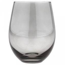 Монреаль Стакан стеклянный 550мл, д9см, h12см, тонкостенное, цветное стекло, цвет - серый, д/горла 7,1см, д/основания 3,8см (Китай) Цена указана за штуку. В коробке 6 штук. - Домашняя мода фото 3