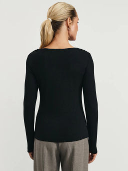 Лонгслив с декоративным узлом / Zarina  фото 5