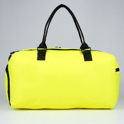 Сумка спортивная SWAY на молнии, отдел из ПВХ, отдел для обуви, наружный карман, цвет лимон - Nazamok фото 10