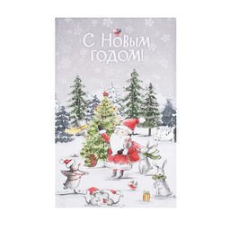 Полотенце Этель Подарки от дедушки 40х70см,100% хл,саржа 190гр/м2  фото 4