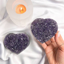 Друза сердце из Аметиста - Радуга самоцветов фото 2