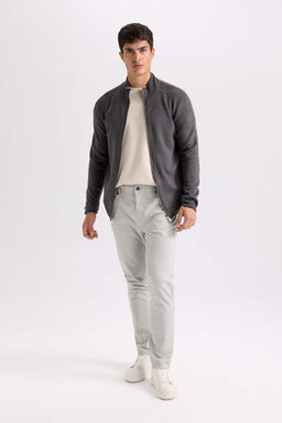 Yazl?k Gabardin Chino Kanvas Pantolon Slim Fit Dar Kesim Dar Paca Cepli - Defacto фото 3