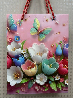 Подарочные пакеты 3d рисунок (цвет в ассортименте) (3696) Размер 32х26х10