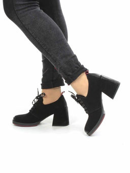 06-FDX122-1P BLACK Туфли (натуральная замша) - Фабричный китай фото 3