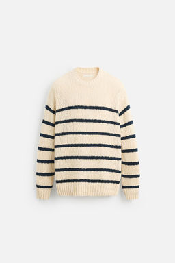 TEXTURED STRIPE SWEATER - Zara фото 7