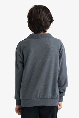 Apa_ Yaka Sweatshirt Erkek _ocuk - Defacto фото 6