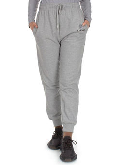 Q-02 GRAY Брюки спортивные женские (85% хлопок, 15% полиэстер)