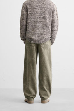 WASHED CARPENTER TROUSERS - Zara фото 30