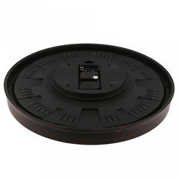 Часы настенные "Хронос" д49см, h7см, мягкий ход, циферблат "Шестеренки", коричневый потертый; цифры арабские, медный; корпус пластик, коричневый "под дерево"; в лотке (Китай)