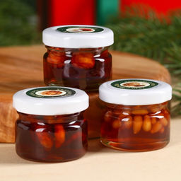 Подарочный набор новогодний: Крепкого здоровья, орехи в сосновом сиропе, 90 г (3 шт.?30 г) - Доброе здоровье фото 8