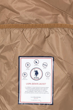 Мужское пальто светло-коричневого цвета Неожиданная скидка в корзине - U.s. polo assn фото 7