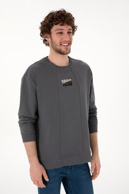 Erkek Antrasit Sweatshirt Sepette S_rpriz _ndirim - U.s. polo assn фото 3