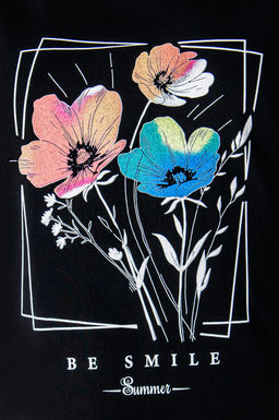 Арт. 31170 Футболка женская  50-60 (6 шт) Цвет:черный