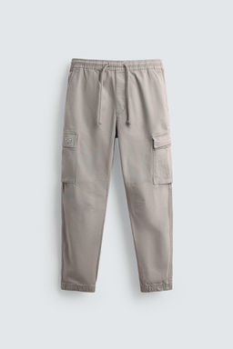 PANTAL?N CARGO SLIM FIT / Gris claro - Zara фото 6