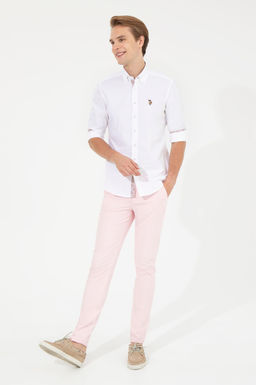 U. S. Polo Assn / Мужские розовые брюки из плотной ткани - U.s. polo assn фото 17