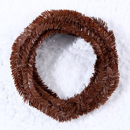 Проволока для поделок и декора «Хвоя» длина — 5 м, диаметр — 2 см, цвет коричневый