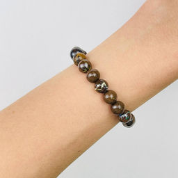 Браслет из древесного Опала 18 см