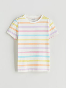 Bisiklet Yaka K?z ?ocuk Ti??rt