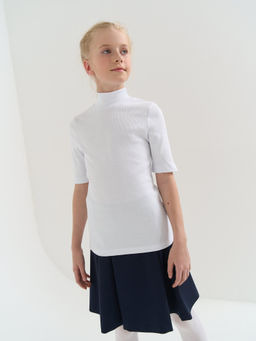 Бадлон с коротким рукавом Белый 7+ - Bungly фото 6