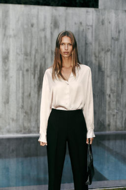 HIGH-WAIST TROUSERS - Zara фото 10