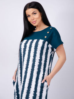 Туника "Тропикана 6" волна, трикотаж