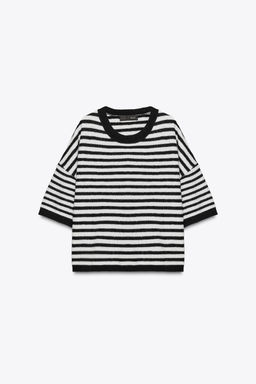 100% WOOL STRIPED SWEATER - Zara фото 7