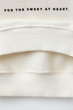 CHERRY AND SLOGAN SWEATSHIRT - Zara фото 4