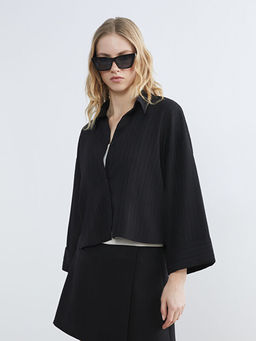 ?izgili Oversize Kad?n G?mlek