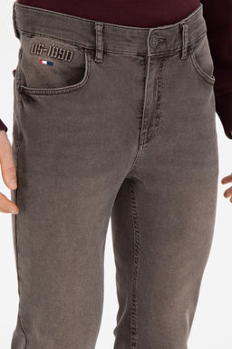 Erkek Kahverengi Jean Pantolon