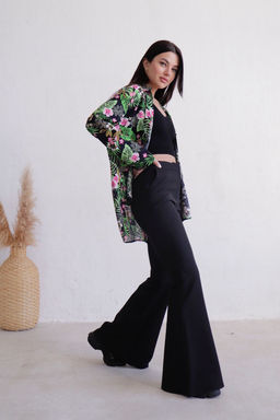 Рубашка с тропическим принтом - Martichelli фото 5