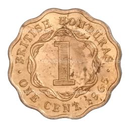 1 цент 1965 года Британский Гондурас (Белиз)