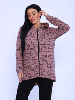 М410 Костюм на молнии Регина (коричневый) - Иванушка-трикотаж фото 8