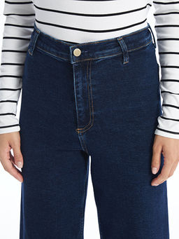 Wideleg Kad?n Jean Pantolon