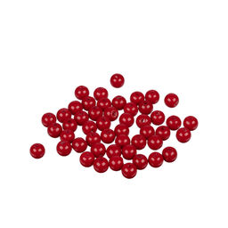 Бусина Zlatka пластик PB-2 8 мм 50 шт 2 шт №10 т.красный
