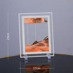 Песочные часы-картина «Эрайд», 23×17 см, антистресс, песок оранжевый