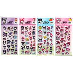3D наклейки Sanrio "Kuromi and friends" (10*22 см), mix