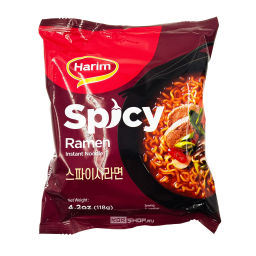 Лапша б/п острая Spicy Ramen Harim, Корея, 118 г Акция