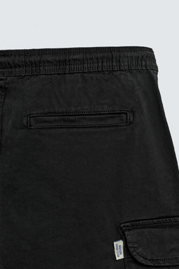BERMUDA CARGO RELAXED FIT LAVADO / Negro - Zara фото 10