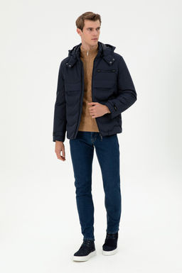 Мужское темно-синее пальто - U.s. polo assn фото 4