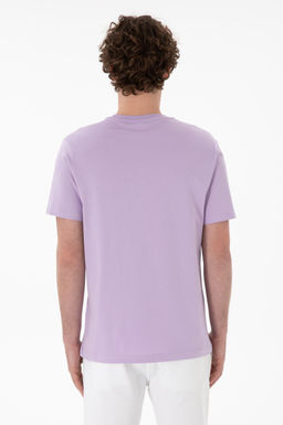 Erkek Regular Fit Bisiklet Yaka Lila Basic Ti__rt Sepette S_rpriz _ndirim - U.s. polo assn фото 6