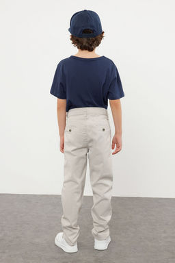 Tas Erkek Cocuk Regular Pamuklu Esnek Ayarlanabilir Lastikli Chino Dokuma Pantolon TKDSS24PL00006 - Trendyolmilla фото 2