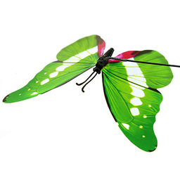 Декор Бабочка 12см на проволке 25см, цвета микс (Китай) - Домашняя мода фото 3