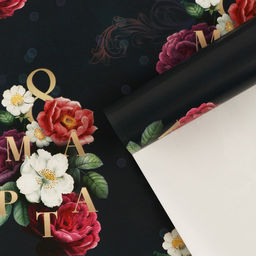 Цена за 10 шт. Бумага упаковочная глянцевая 8 марта, 70 х 100 см